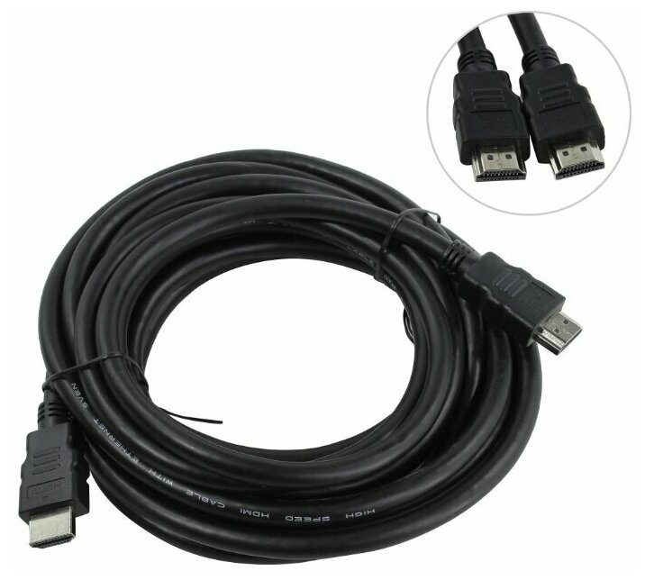 Кабель HDMI - HDMI высокой четкости для аудио и видео сигналов, поддержка 4К, длина 7 метров