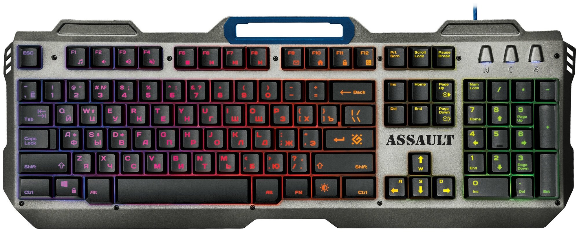 Игровая клавиатура Defender Assault GK-350L (45350)