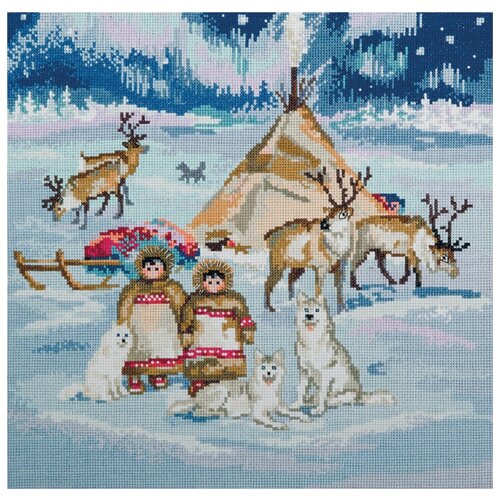 фото Набор для вышивания крестиком panna звездная страна (l-7057)