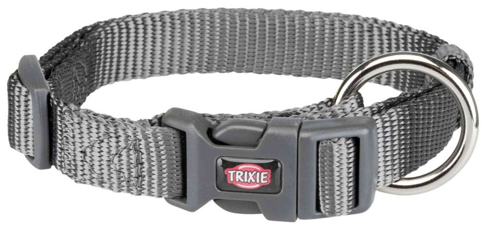 Trixie Трикси ошейник для собак Premium S-M 30-45см*15мм графит