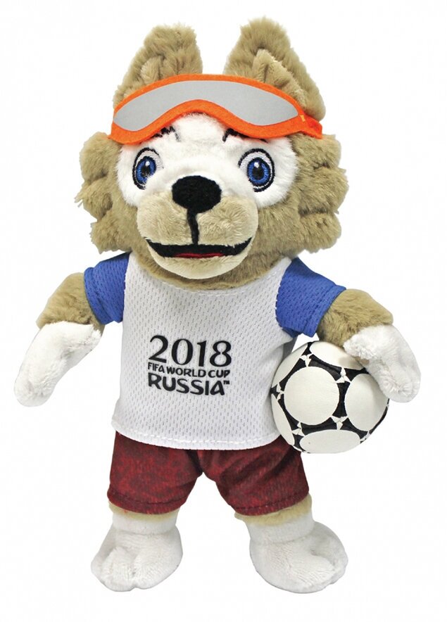 FIFA-2018 Мягкая игрушка Волк Забивака 40 см