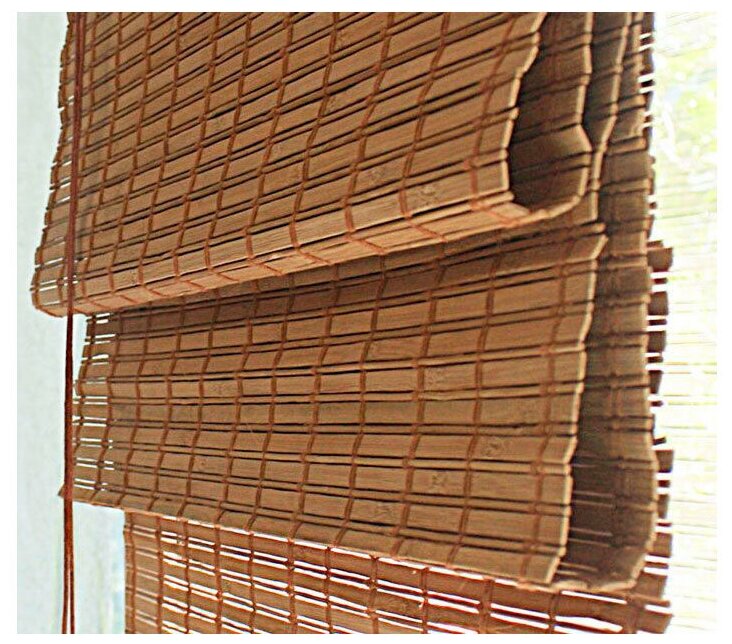 Эскар Римские шторы, бамбук, какао, 100х160см, 72949100160 . - фотография № 3