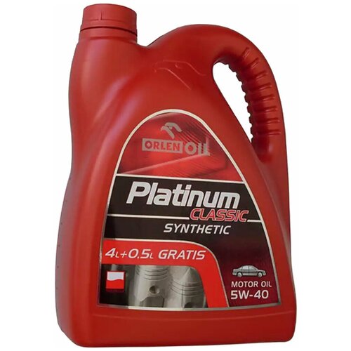 фото Синтетическое моторное масло orlen oil platinum classic synthetic 5w-40, 20 л