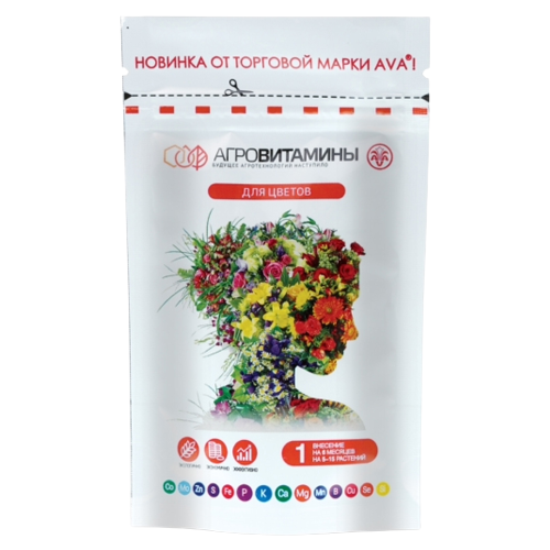 Удобрение AVA Агровитамины для цветов, 0.025 л, 0.0135 кг, количество упаковок: 1 шт.