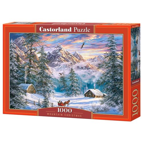 Пазл Castorland Зимой в горах (C-104680), 1000 дет., 25х35х5 см