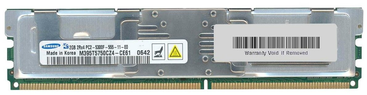 Оперативная память Samsung 2 ГБ DDR2 667 МГц FB-DIMM CL5 M395T5750CZ4-CE61