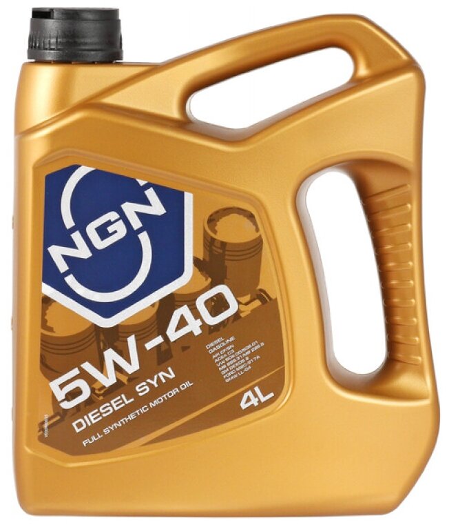 Синтетическое моторное масло NGN Diesel Syn 5W-40