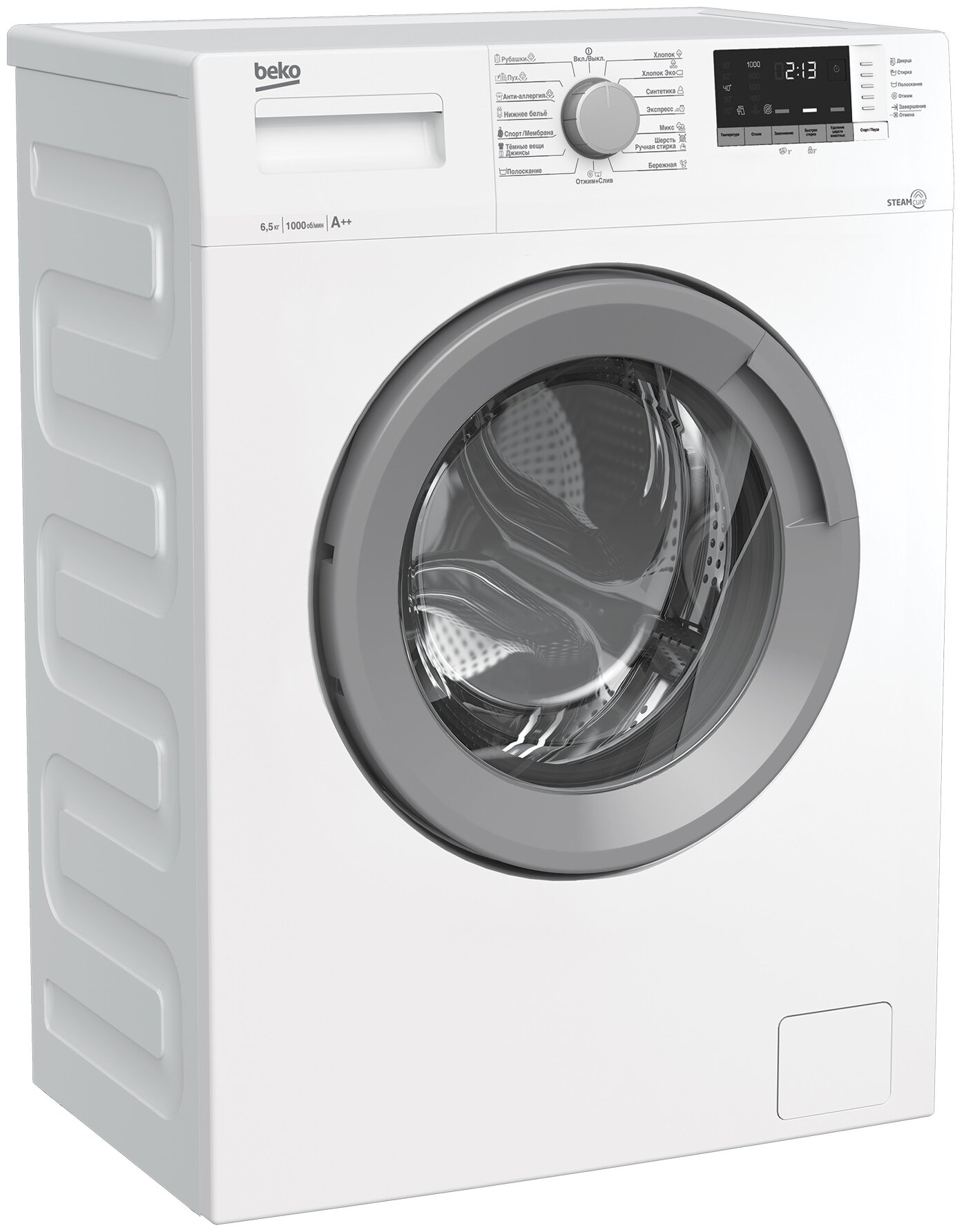 Стиральная машина Beko SteamCure WSRE6H512ZSW - фотография № 2