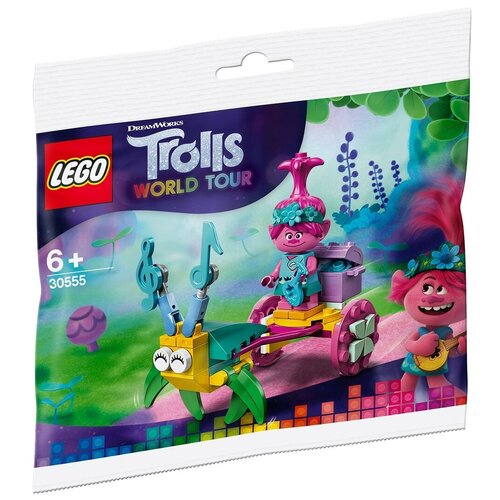 конструктор lego trolls world tour 41251 домик бутон розочки 103 дет LEGO Trolls World Tour 30555 Упряжка Розочки, 54 дет.