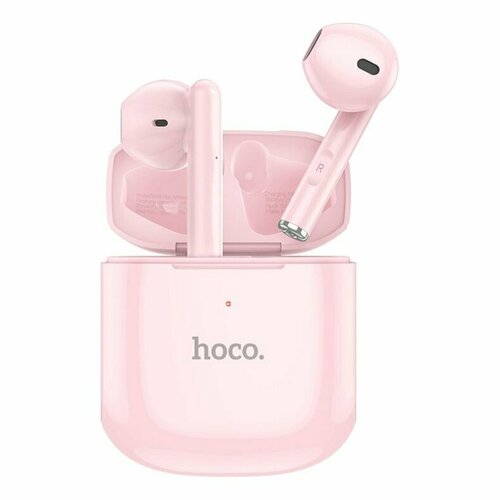 Наушники беспроводные Hoco EW19 Plus TWS с боксом для зарядки Bluetooth розовый 157400₽