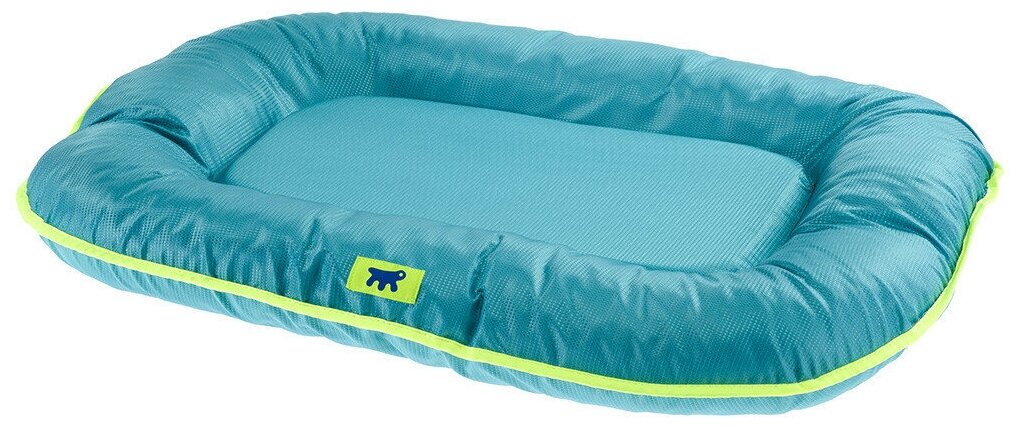 Подушка для собак, OSCAR, размер 100, голубая, непромокаемая, нейлон, 100 х 70 х 12 см