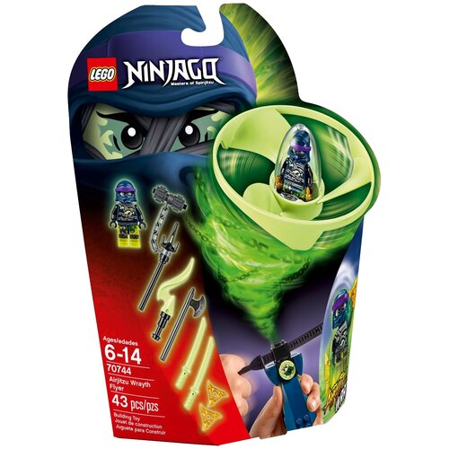 конструктор lego ninjago 70739 аэроджитцу кая 46 дет Конструктор LEGO Ninjago 70744 Аэроджитцу Рейта, 43 дет.