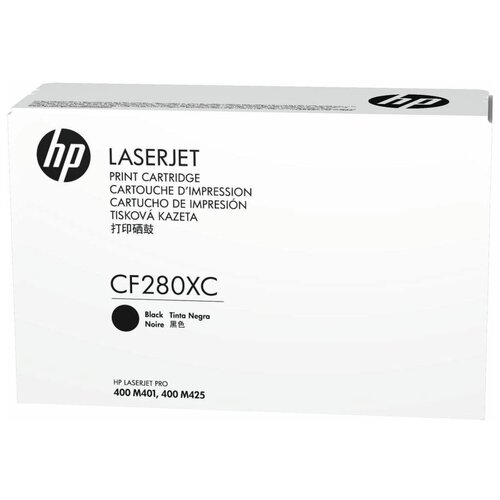 Картридж HP CF280XC, 6900 стр, черный original lower fuser pressure rollger gear 27t for pro 400 mfp m401 m425 m425dn m425dw m401a m401d m401dn m401dw fuser gear