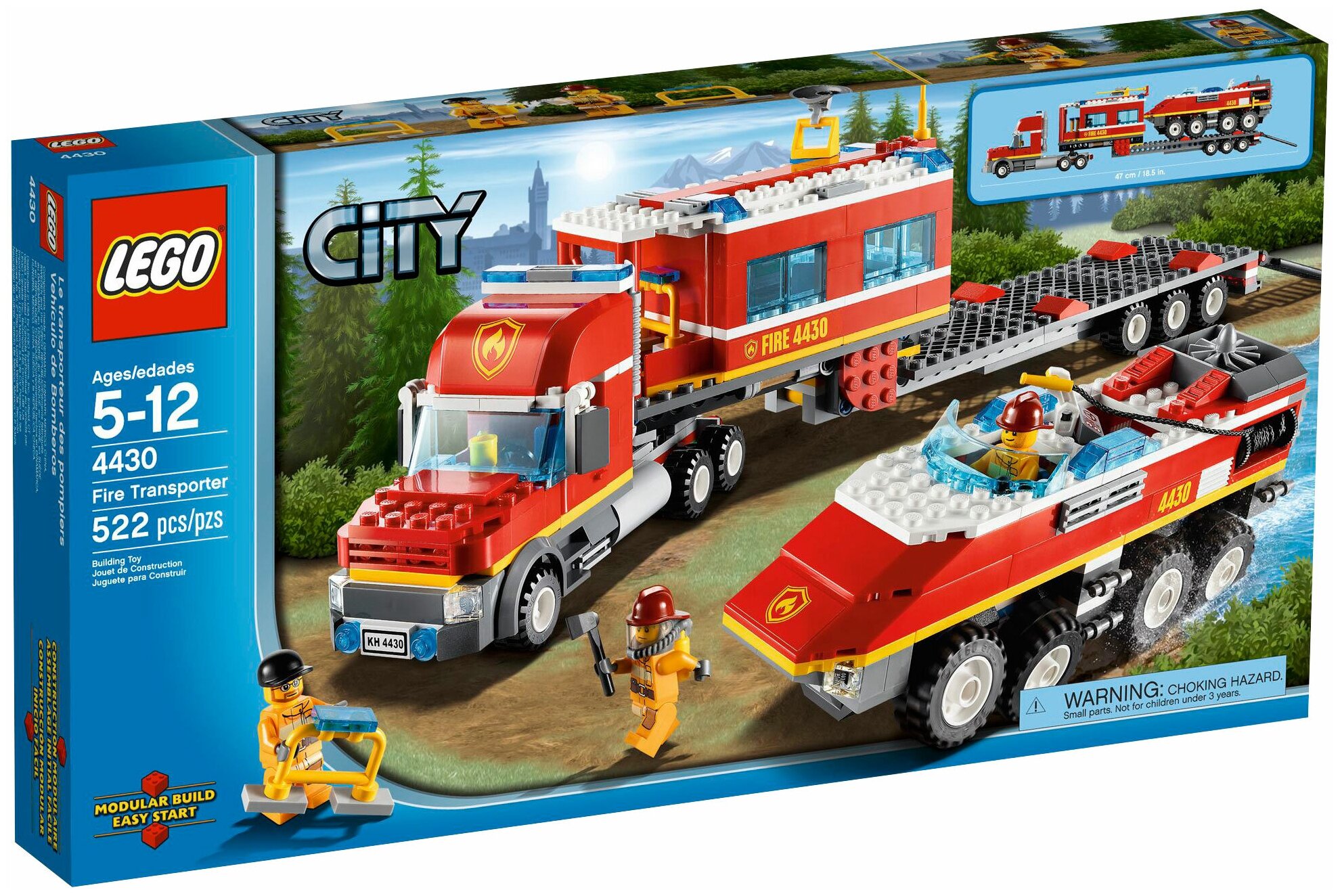 Конструктор LEGO City 4430 Пожарный грузовик