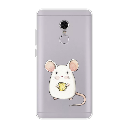 Силиконовый чехол на Xiaomi Redmi Note 4 (MediaTek) / Сяоми Редми Ноут 4 (MediaTek) Мышка, прозрачный силиконовый чехол на xiaomi redmi note 4 mediatek сяоми редми ноут 4 mediatek розовая сакура прозрачный