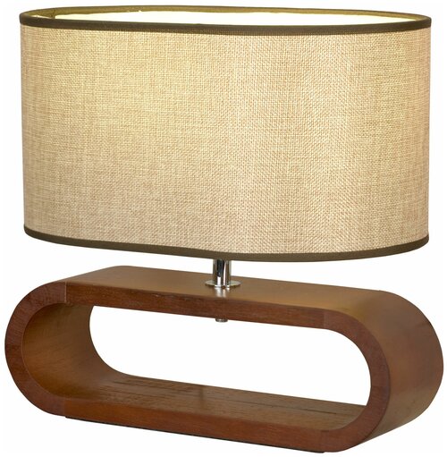 Лампа декоративная Lussole Nulvi LSF-2104-01, E27, 60 Вт, бежевый