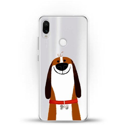 фото Силиконовый чехол хороший бигль на xiaomi redmi note 7 andy & paul