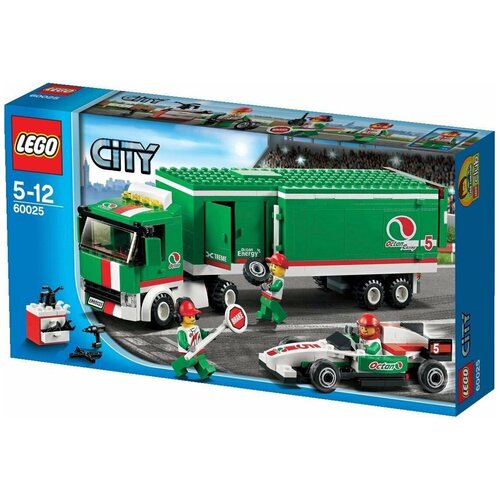 Купить Lego Конструктор LEGO City 60025 Грузовик Гран-при, пластик, male