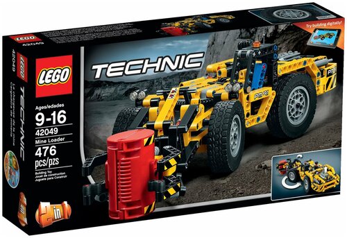 Конструктор LEGO Technic 42049 Карьерный погрузчик, 476 дет.