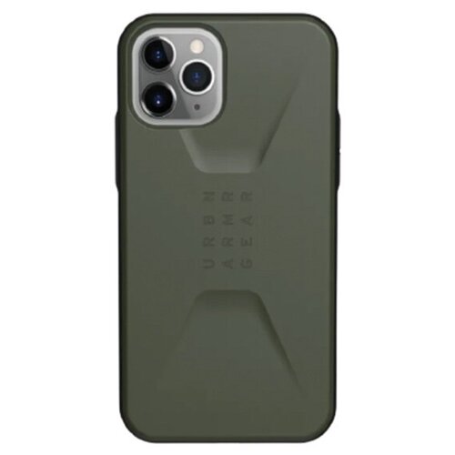 фото Чехол uag civilian для iphone 12 pro max 6.7" оливковый (olive) pitaka