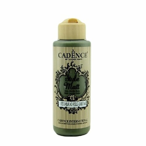 Акриловая краска Cadence Style Matt Acrylic Paint. Camuflage Green-S9052