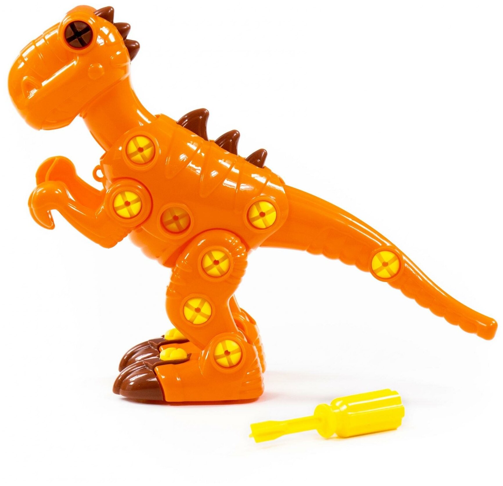 Конструктор-динозавр Polesie Тираннозавр, в коробке, 40 элементов (77158) - фото №3
