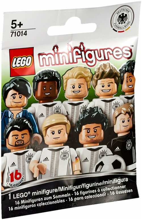 Минифигурка LEGO Collectable Minifigures 71014 Сборная Германии по футболу, 8 дет.