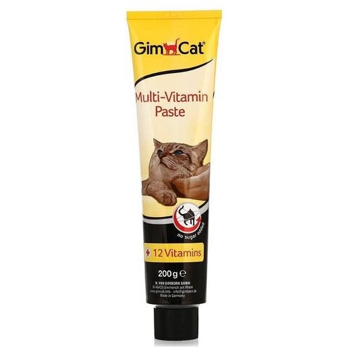 Витамины GimCat Multi-Vitamin Paste , 1 шт. в уп. витамины агроветзащита виттри 1 1 шт в уп