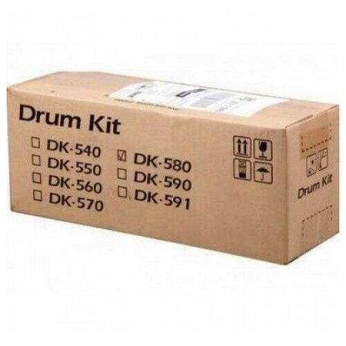 Фотобарабан Kyocera DK-580 (302K893010) фотобарабан оригинальный oki 46857508 черный image drum unit 30k