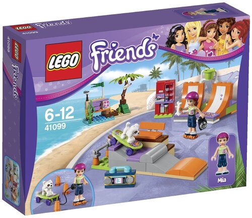 Конструктор LEGO Friends 41099 Скейт-парк в Хартлейк Сити, 199 дет.