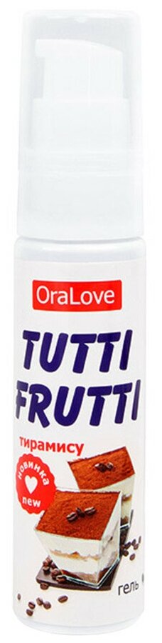 Гель "TUTTI-FRUTTI тирамису" серии "OraLove" 30г арт. LB-30015