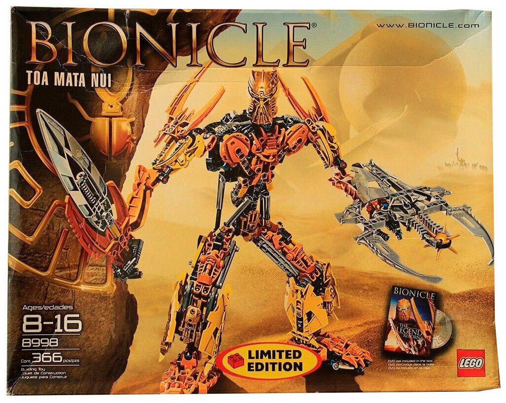 Конструктор LEGO Bionicle 8998 Тоа Мата Нуи, 366 дет.