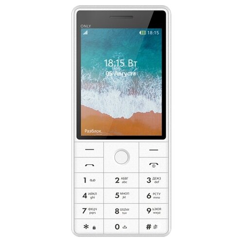 Телефон BQ 2815 Only, micro SIM+nano SIM, белый