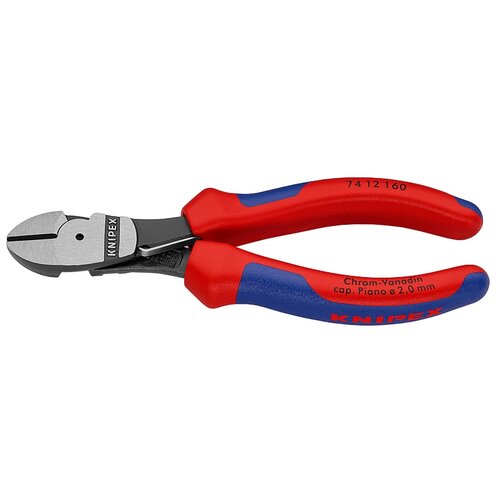 кусачки бокорезы knipex kn 1422160 160 мм Бокорезы Knipex 74 12 160 160 мм красный/синий