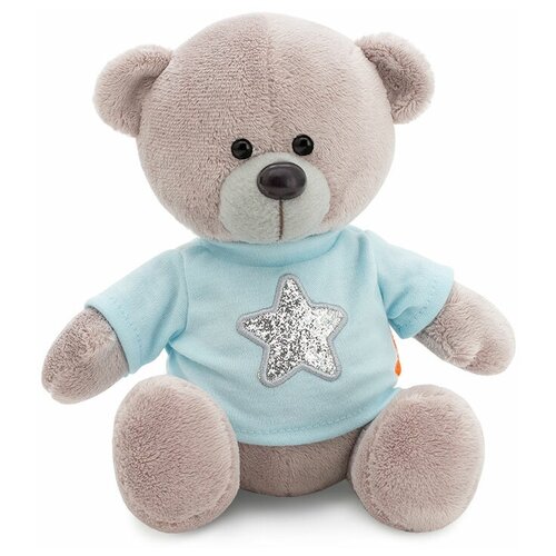 фото Мягкая игрушка медведь топтыжкин серый звезда 25 см orange toys