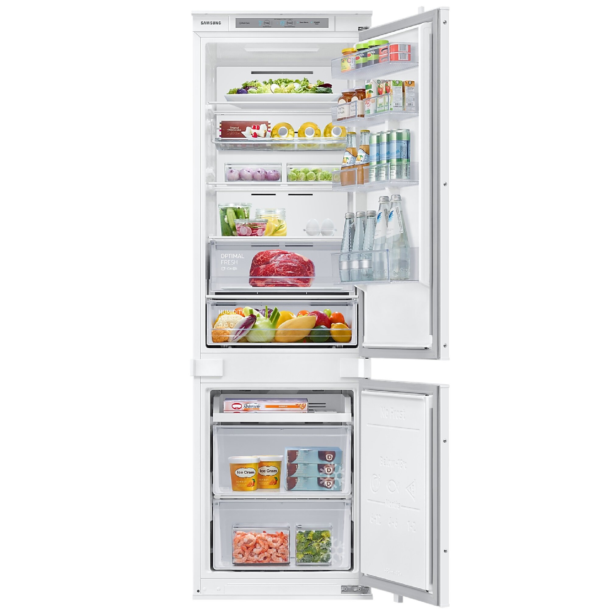 Встраиваемый холодильник с морозильной камерой Samsung BRB26605DWW