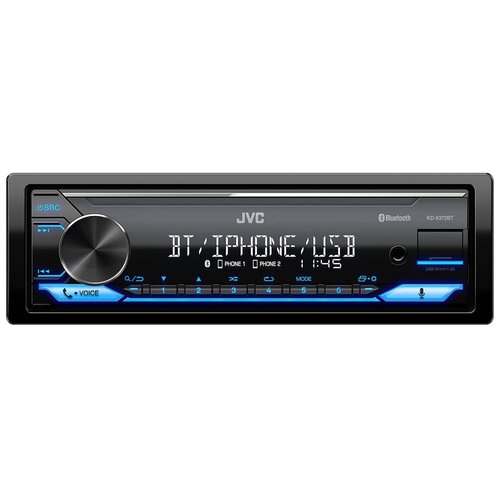 фото Автомагнитола jvc kd-x372bt, черный