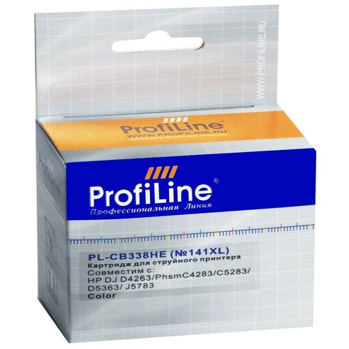 Картридж ProfiLine PL-CB338HE №141XL, 580 стр, многоцветный