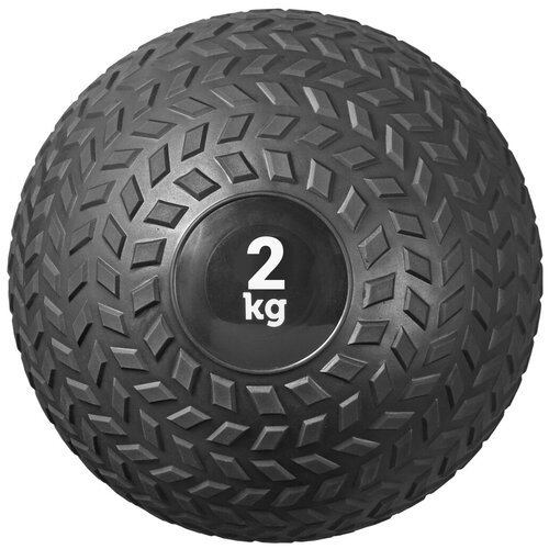 фото Медбол с рельефной поверхностью bradex / мяч для фитнеса, слэмбол, резиновый / медицинбол для кроссфита и спорта, 2 кг