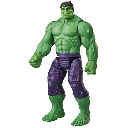 Фигурка Hasbro Avengers Titan Hero Халк Делюкс E7475, 30.4 см, 2 дет.