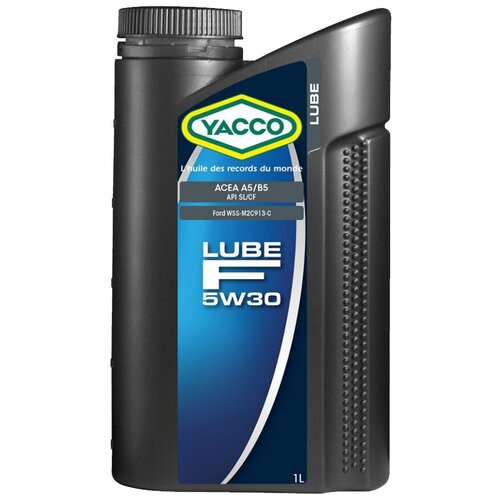 Синтетическое моторное масло Yacco Lube F 5W30, 1 л, 1 шт.