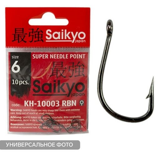 Крючки Saikyo KH-10003 Tanago BN № 6, 10шт