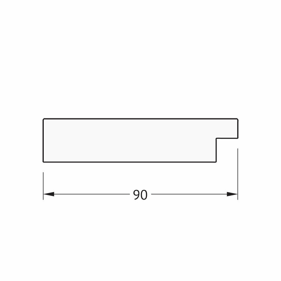 Зеркало Evoform в багетной раме золотые дюны 90 мм, 80x100 см - фото №5