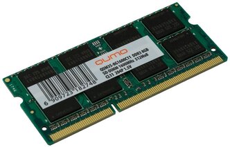 Оперативная память Qumo 8 ГБ DDR3 1600 МГц SODIMM CL11 QUM3S-8G1600C11