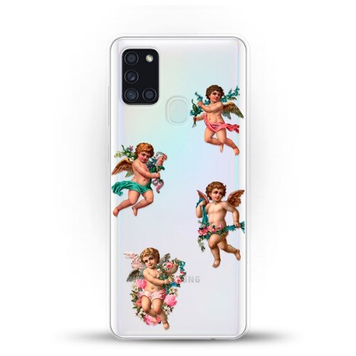 фото Силиконовый чехол ангелочки на samsung galaxy a21s andy & paul