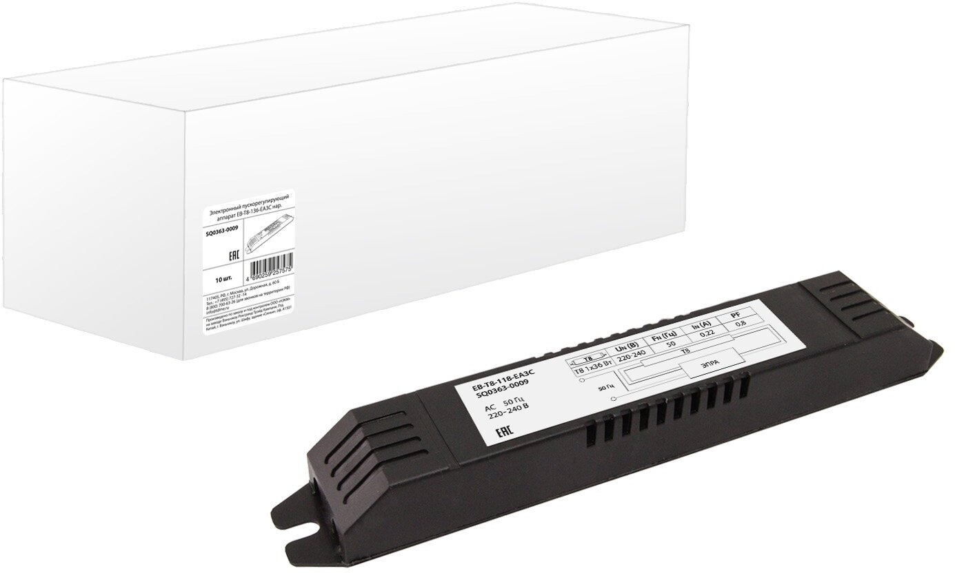 фото ЭПРА TDM ELECTRIC EB-T8-136-EA3С НАР.