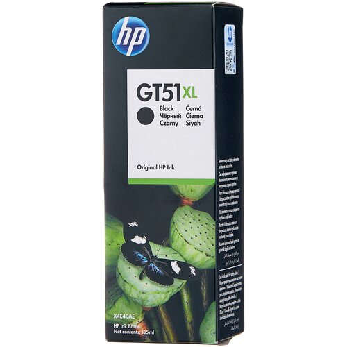Картридж HP (Чернила) X4E40AE GT51XL Черный (135 мл) GT5810/5820 6000 стр. оригинал