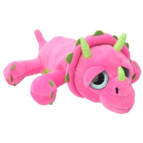 Мягкая игрушка Wild Planet Динозавр-трицераптор, 25 см, розовый мягкая игрушка wild planet бегемот 25 см розовый