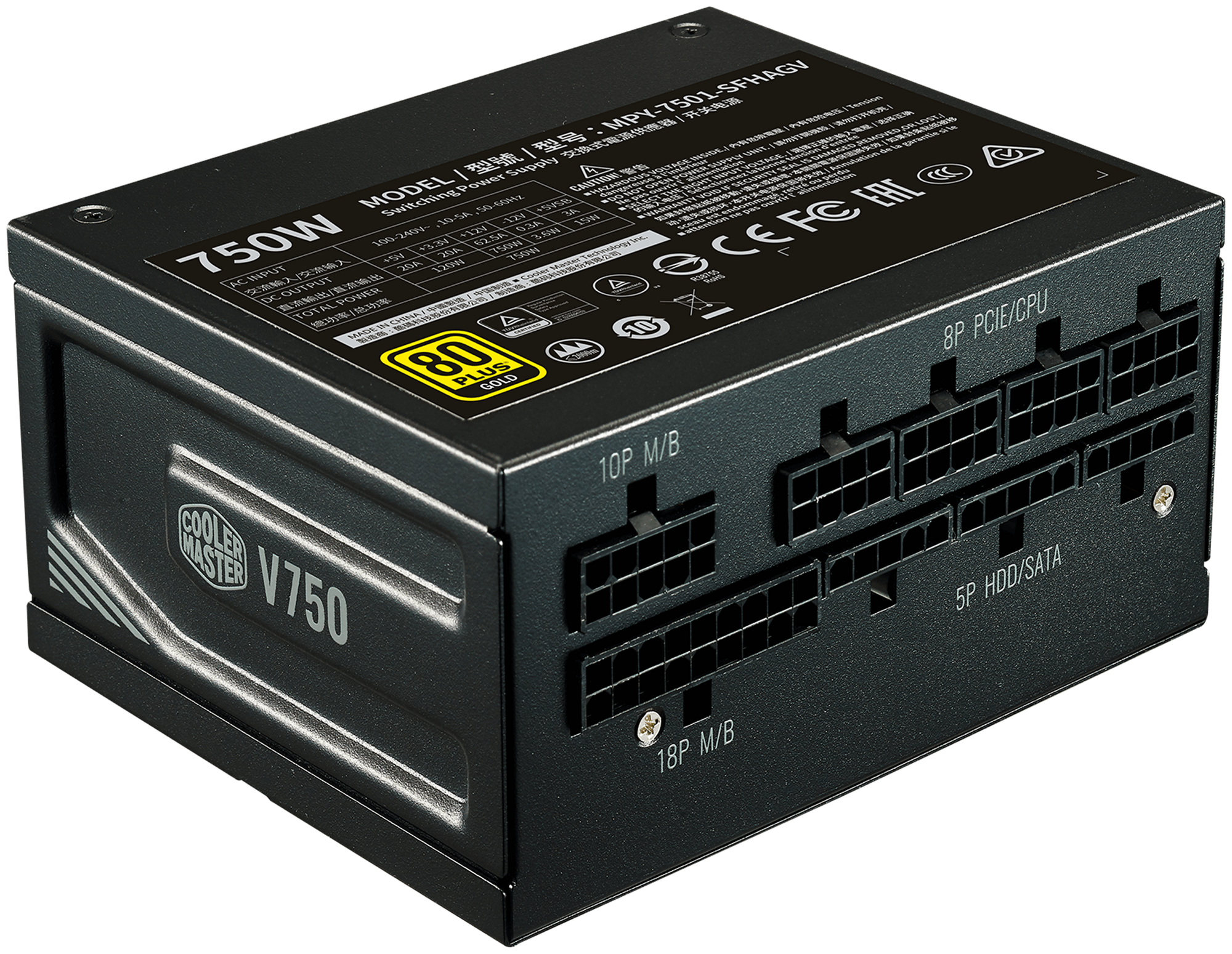 Блок питания Cooler Master V750 SFX Gold 750W Mpy-7501-sfhagv-eu Mpy-7501-sfhagv-eu .