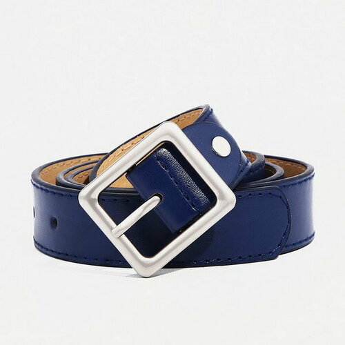 фото Ремень сима-ленд, размер 110, синий сима-лэнд